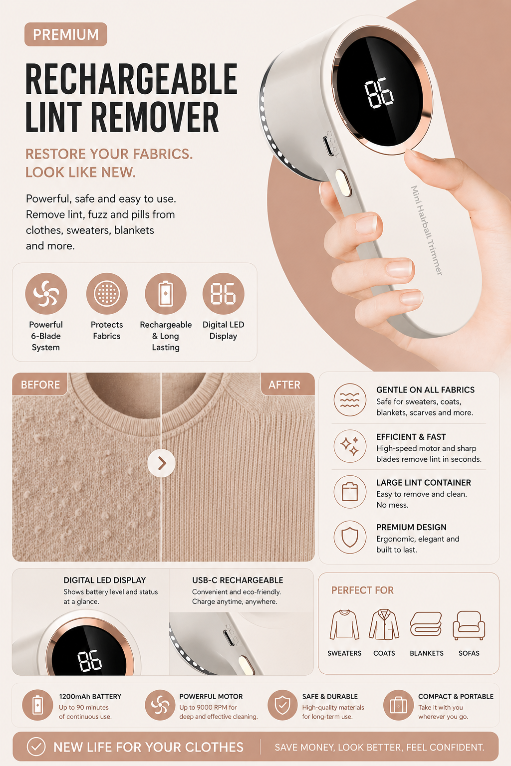 Premium Lint Remover